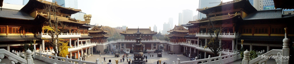 Panoramic view of Jing’an Temple