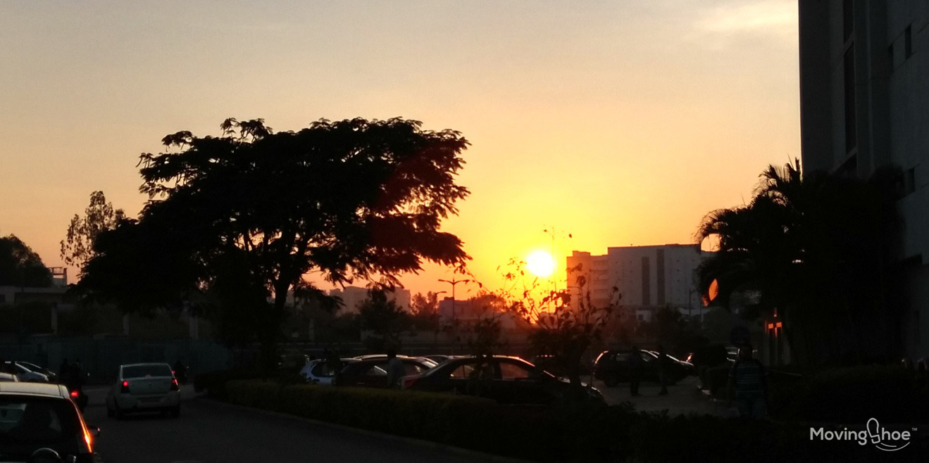 sunset at banglore