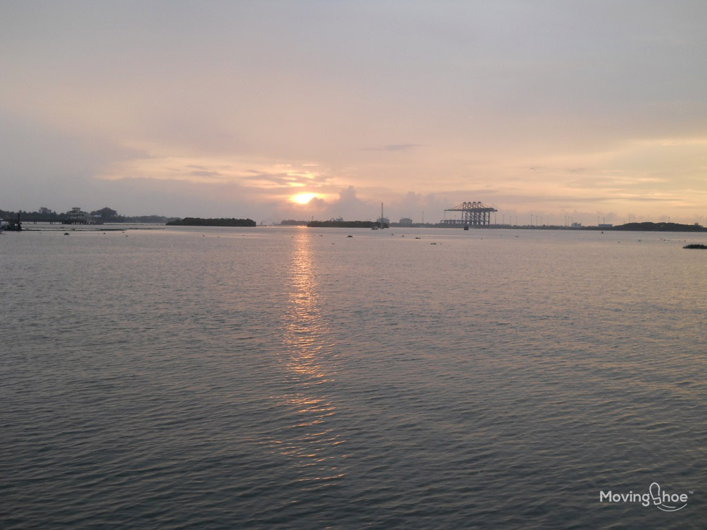 Kochi Marine drive sunset