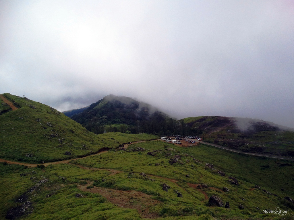 View from ponmudi hills
