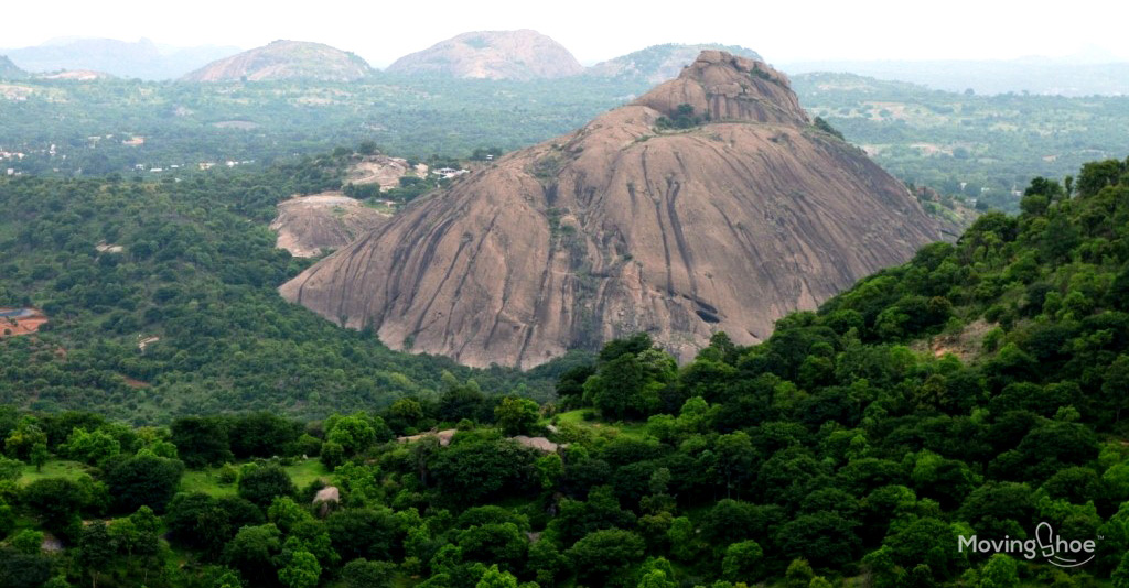 View from Ramadevara Hill