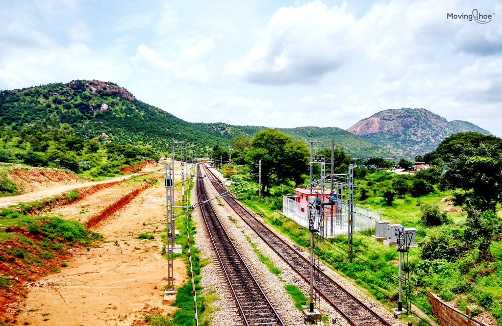 View of the Makalidurga Railway Station Makalidurga Trek