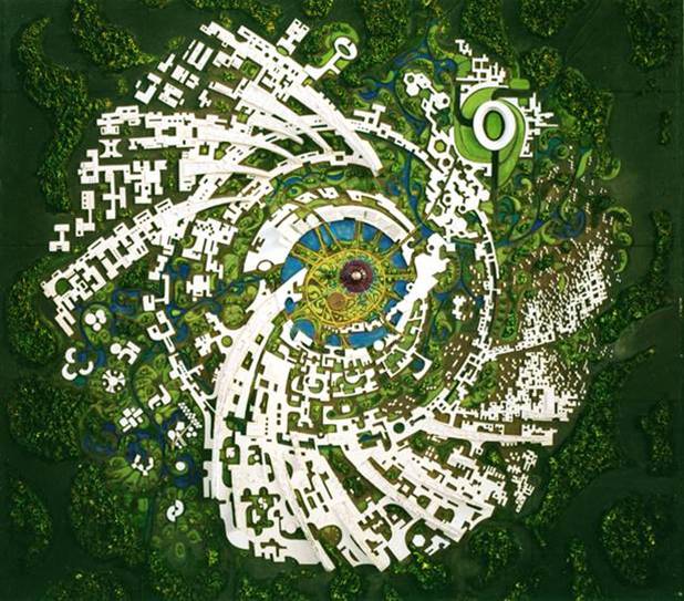 Galaxy concept of Auroville